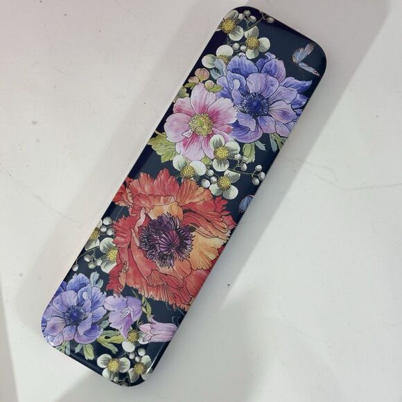 Brighton Sutton Apple Watch Band Braided Red Leather NEW w/Floral Tin Fits 38mm+ - Picture 6 of 16